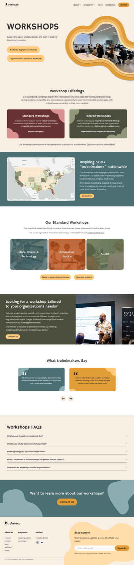 Workshops final testing screen 2